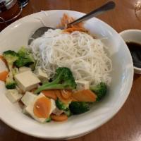 Bun Vegetables & Fried Tofu · 