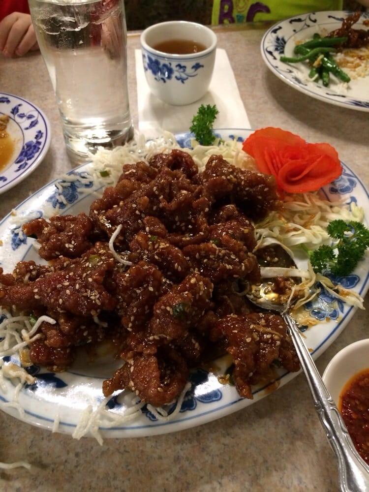 Sesame Beef Special · Spicy. Deep fired sliced beef sauteed in famous sesame sauce.