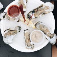 Oysters · Raw. Locally wild-caught bayside oysters. Gluten free.