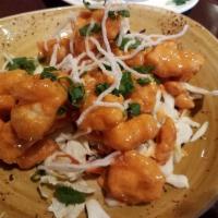 Dynamite Shrimp · Tempura-battered shrimp, sriracha aioli