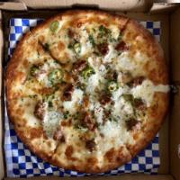 Spicy Sausage Pizza · 