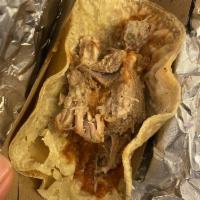 Carnitas · Naturally raised pork slow cooked to perfection and then lovingly shredded. Every order is u...