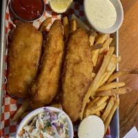 Beer-battered Fish and Chips · 