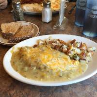 Green Chili Cheese Omelette · 