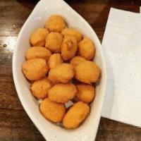 Corn Nuggets Appetizer · Ball of battered fried corn. 