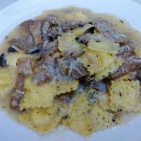 Oyster Mushroom Ravioli · 