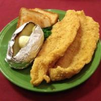Fried Catfish Lunch Special · Catfish fillets, hand-breaded with our special seasoning.