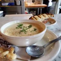 Try Our Famous Clam Chowder · 