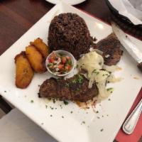 Churrasco · Outside skirt grilled steak. Served with an option of 2 side dishes.