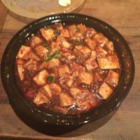 Ma Po Tofu · Spicy.  Steamed tofu tossed with mapo sauce.
