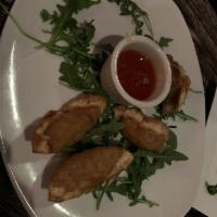 Chicken Dumplings · Pan fried or steamed with sweet chili dipping sauce.