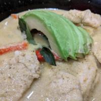 Emerald Green Curry · Emerald green curry. The most famous Thai local curry, green curry paste blended in coconut ...