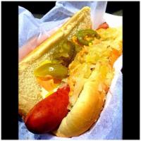 Jumbo All Beef Hot Dog · Quarter pound all beef smoked hot dog. Made with 100% chuck beef. From local Los Gatos meat ...