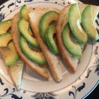 Avocado Toast · choice of sourdough or wheat, topped with avocado, olive oil, paprika, and fresh ground pepper