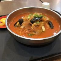 Lobster Seafood Noodle Soup · 