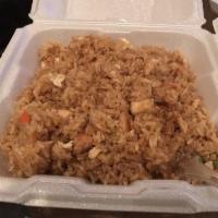 Chicken Fried Rice · Fried rice with grilled boneless chicken breast filet.
