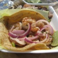 Garlic Shrimp Burrito · 