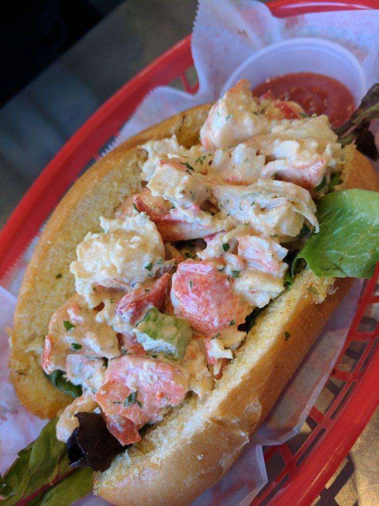 Lobster Sandwich · Served with celery, cocktail sauce and spicy mayo.