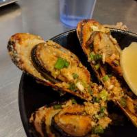 Cajun Grilled Mussels Ramen · 