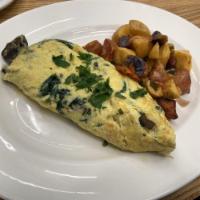 Veg and Cheese Omelette · 