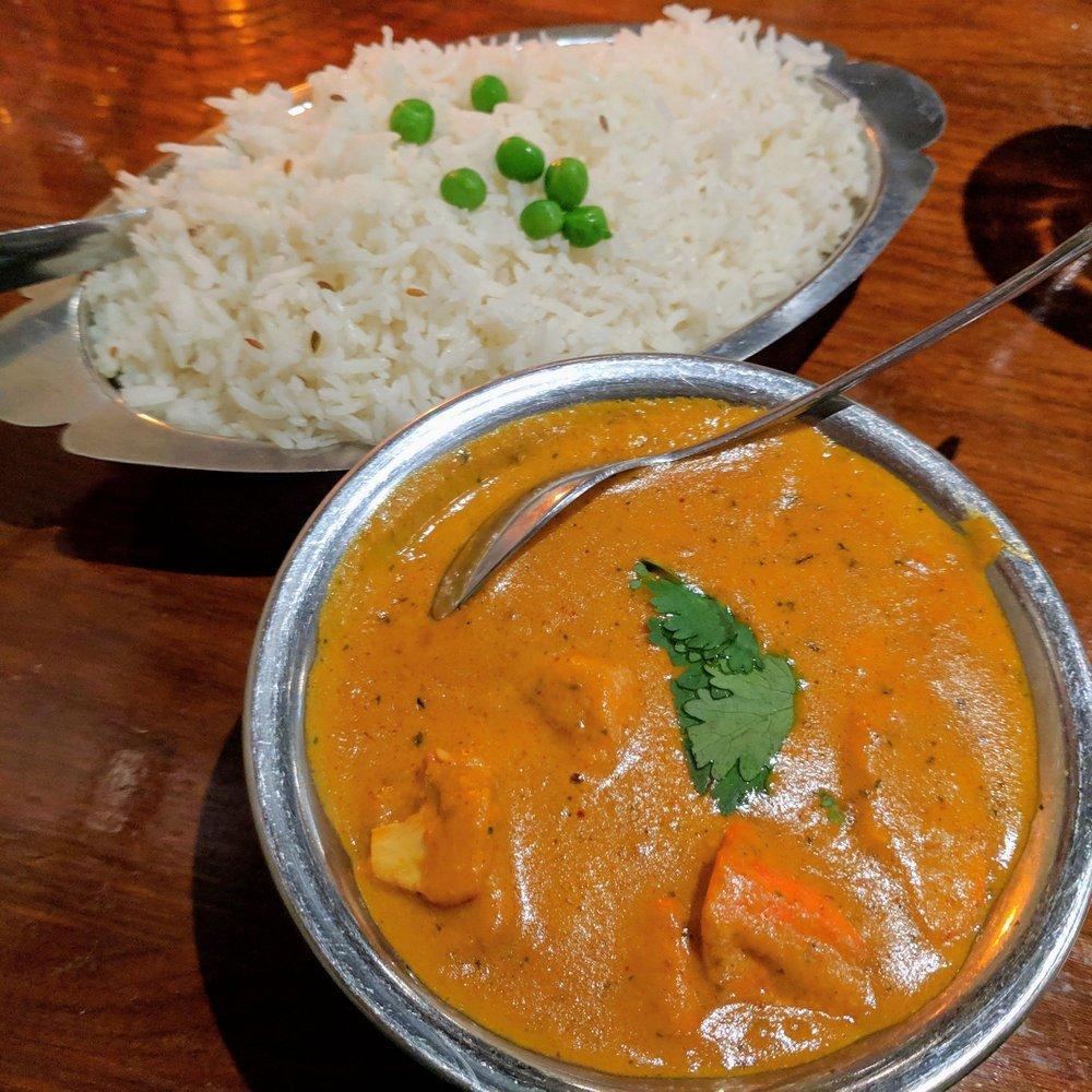 Chicken Tikka Masala · Involves both tandoori cooking and preparation similar to curries, but with thicker sauce. **Onions cannot be removed.