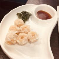 Shumai · 6 pieces. Steamed shrimp dumpling.