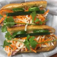 Classic Banh Mi · Cold cuts of Vietnamese ham, pork roll, head cheese, and pate. Served with homemade aioli, c...