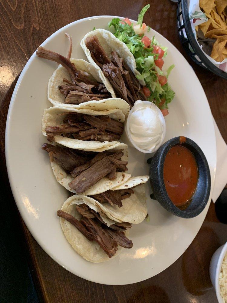 Brisket Taco Plate · 3 corn or flour tortillas filled with shrimp grilled to perfection, fresh cabbage, caramelized onions, mild salsa and Frank Sr.'s pico de gallo. Garnished with sliced avocado.