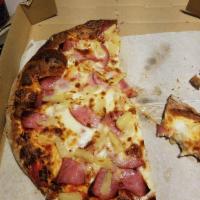 Hawaiian Pizza · Canadian bacon, and pineapple.