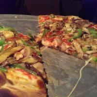 . Chicken and Pickled Peppers Pizza · 