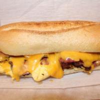 Pastrami Egg and Cheddar · 