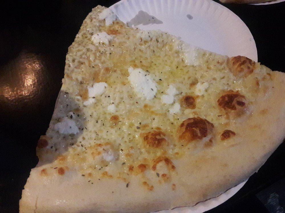 White Pizza · Aglio e olio sauce, ricotta cheese and mozzarella.