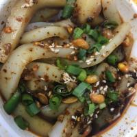 Spicy Mung Bean Noodle Salad · 