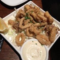 Fried Calamari · Lightly Breaded With Cajun Seasoning And Fried, Served With Tomato Sauce