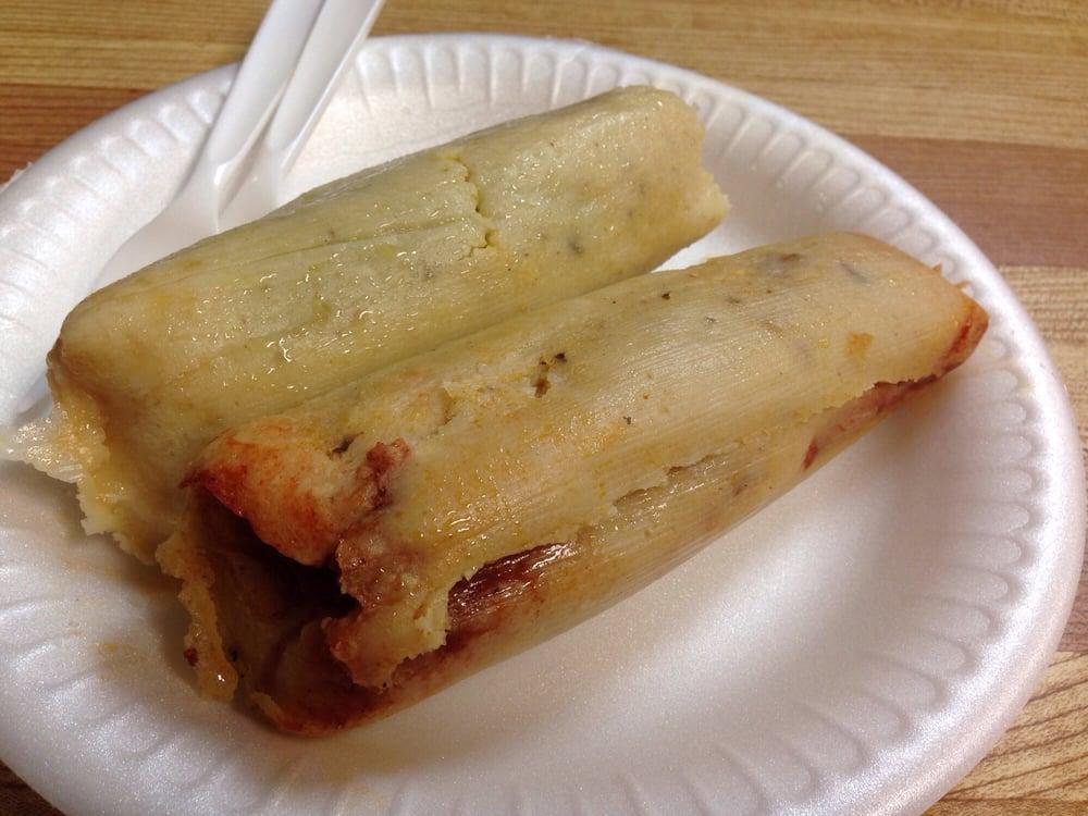 Cheese and Chile Tamale · 