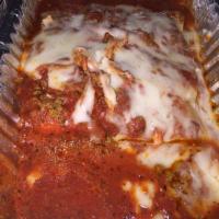Meat and Ricotta Lasagna · Fresh beef, ground sausage and special prepared ricotta cheese, in our own homemade sauce an...