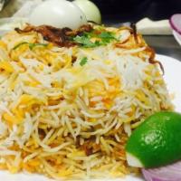 Goat Biryani · An Indian dish made to be thoroughly enjoyed by anyone who eats it. Made with the best basma...
