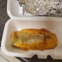 Chili Relleno · Hatch green chili stuffed with cheese and battered with egg.