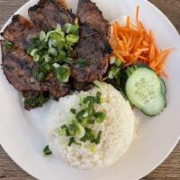 Grilled Pork Chop Rice Plate Combo · 