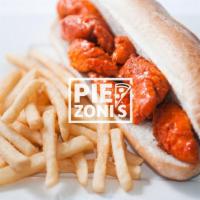 Boneless Buffalo Chicken Sub · Hand breaded fresh chicken tenders tossed in your choice of mild or hot. Served with blue ch...