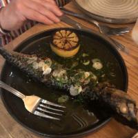 Whole Roasted Fish With Olives · 