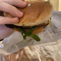 Cheeseburger · American cheese, lettuce, tomato, onion, ketchup, mustard and mayonnaise.