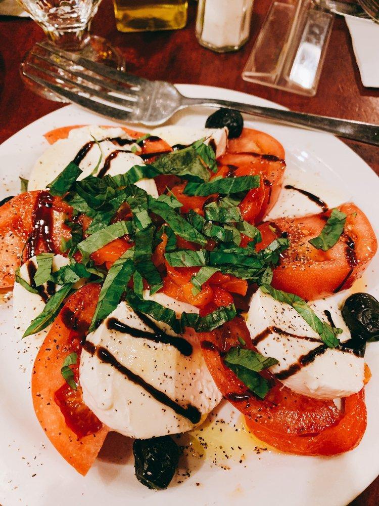 Caprese Salad · Tomato, fresh mozzarella, basil, extra virgin olive oil, balsamic drizzle.