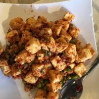 Crispy Spicy Stinky Tofu with Pork · 