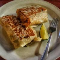 Carne Asada Burrito · Grilled steak.