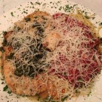 Piccata · Tender chicken breast or veal medallions sauteed with capers, garlic, lemon, and whited wine...