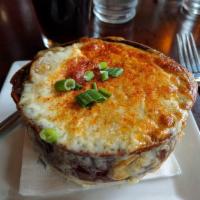 French Onion Soup · cheese, bread