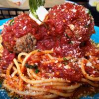 Mama Gigis Spaghetti & Meatballs · 