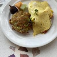 Roasted Veggie Omelette · 