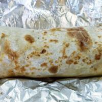 Super Burrito · Choose a rice and pico de gallo.